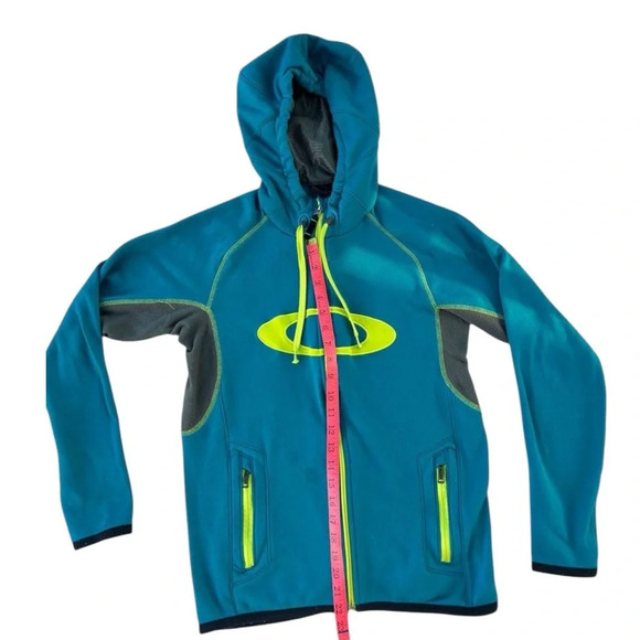Oakley Fleece Jacket Teal - Picture 9 of 13
